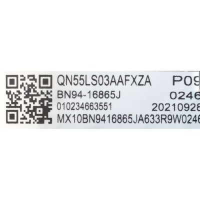 MAIN PARA TV SAMSUNG / NUMERO DE PARTE BN94-16865J / BN97-18217C / 20210928 / 010234663551 / PANEL CY-QA055FHHV2H / DISPLAY LSF550FF18-T01 / BN96-2599A / MODELOS QN55LS03AAFXZA CJ06 / QN55LS03AAFXZA CD02 - Imagen 3